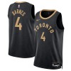 Camiseta Hombre NBA Toronto Raptors Scottie Barnes 4 2022-23 Nike City Edition Negro Swingman